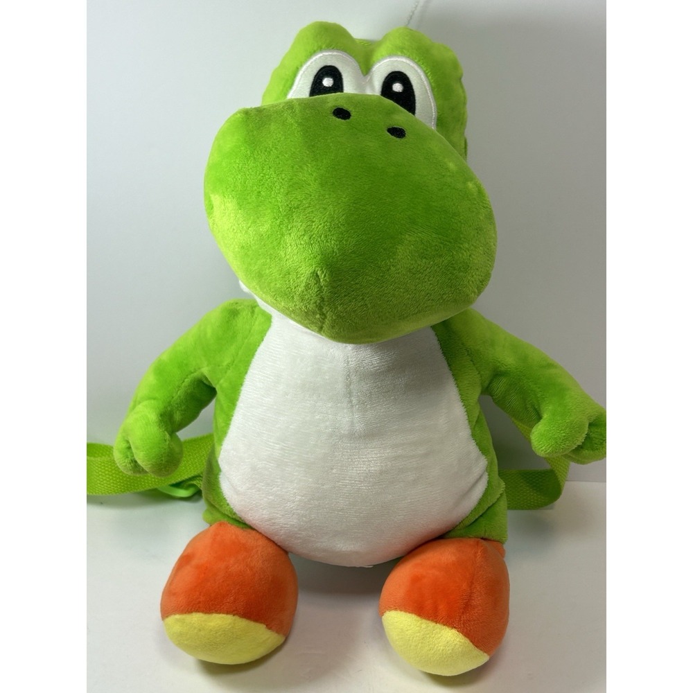 Nintendo Yoshi Plush Backpack Green Official Super Mario Bros. Bioworld